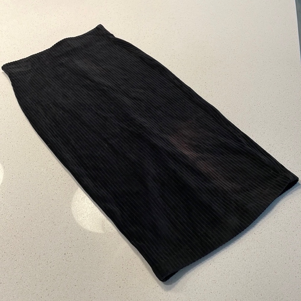 Silence and Noise corduroy pencil skirt womens size S